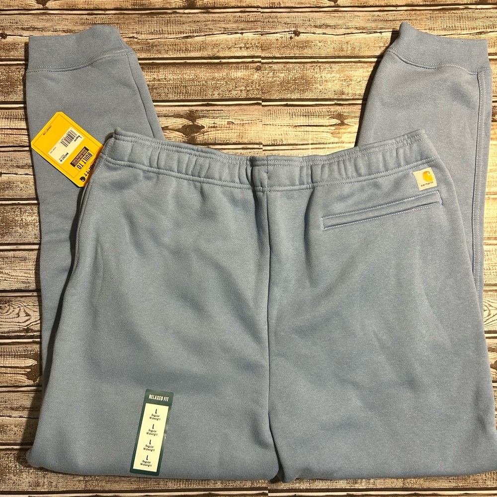 Carhartt Light Blue Relaxed Fit Sweatpants - Picture 2 of 3